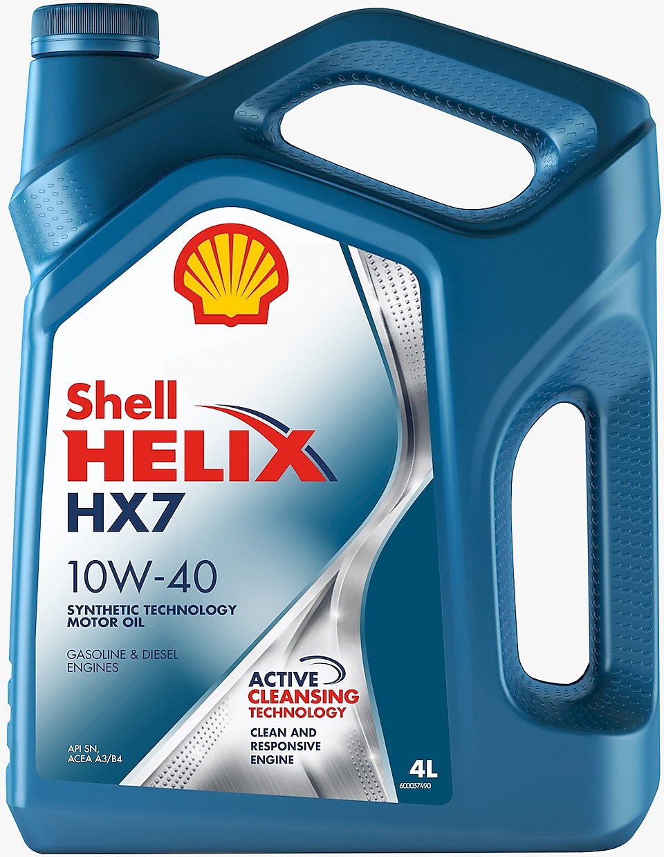 М/масло п/синтетика Shell Helix HX7 10W-40 4L