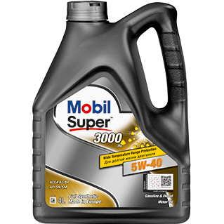 картинка М/масло синтетика Mobil Super 3000х1 5W-40 4л от Свежаяшина.рф