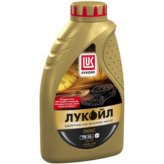 М/масло синтетика Лукойл Люкс SN/CF 5W-40 1л