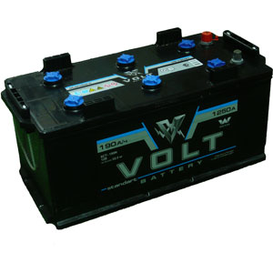 картинка Аккумулятор автомобильный Volt standart 6СТ-190 NR от Свежаяшина.рф