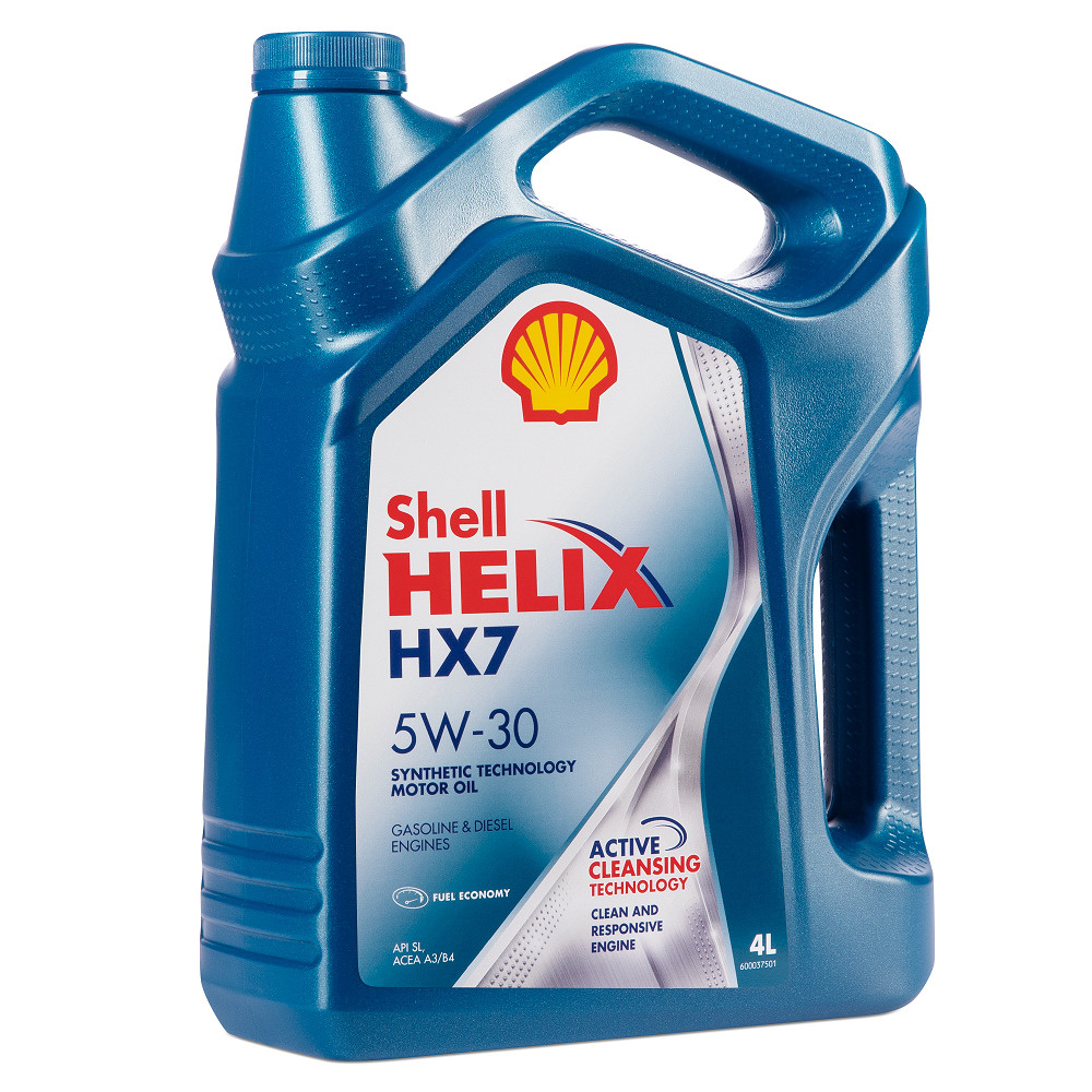 картинка М/масло п/синтетика Shell Helix HX7 5W-30 4L от Свежаяшина.рф