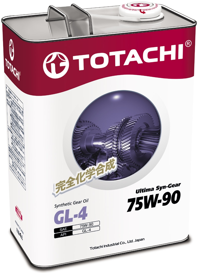 Т/масло синтетика TOTACHI Ultima Syn-Gear 75W-90 GL-4 1л