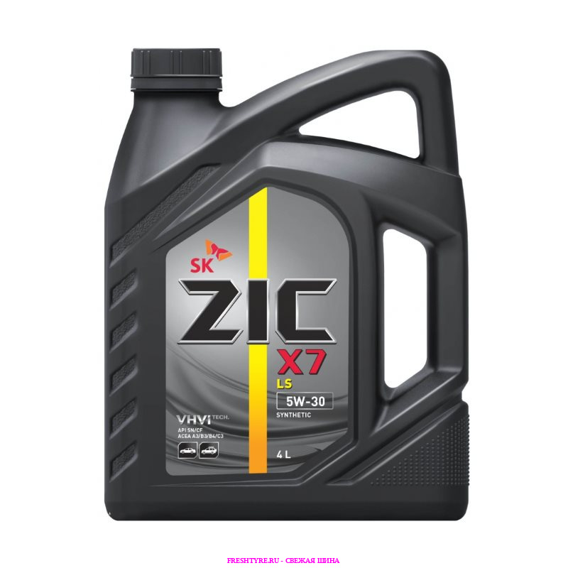 картинка Моторное масло ZIC X7 LS 5W-30 SN/CF 4л от Свежаяшина.рф