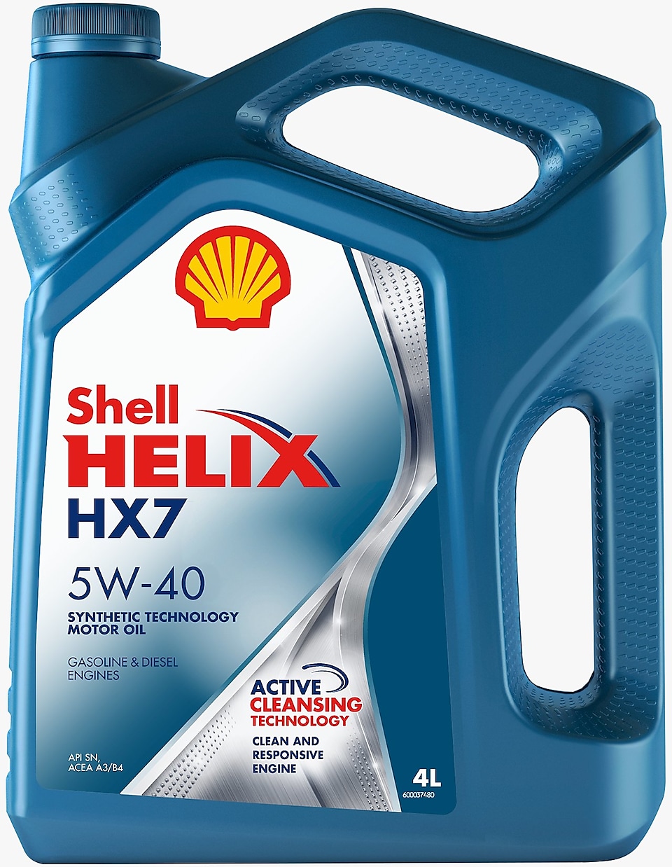 М/масло п/синтетика Shell Helix HX7 5W-40 4L