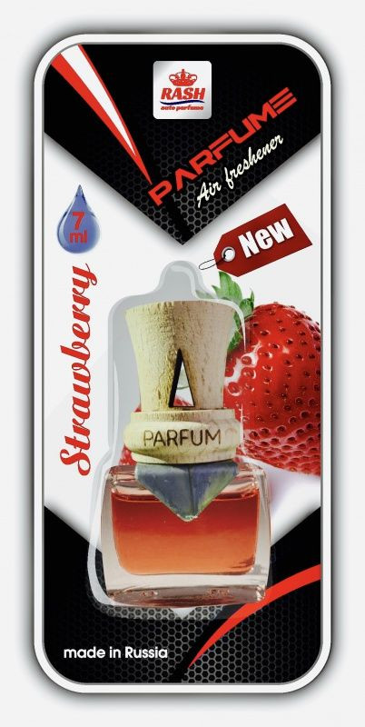 картинка Ароматизатор в дефлектор RASH "Parfum" клубника от Свежаяшина.рф