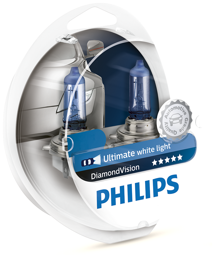 картинка Лампа Philips 12в, H1, 55Вт, P14.5s Diamond vision 5000k от Свежаяшина.рф
