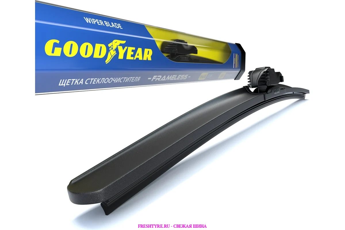 картинка Щетка б/к Goodyear FRAMELESS 14"/36 cm всесезонная, MULTICLIP от Свежаяшина.рф