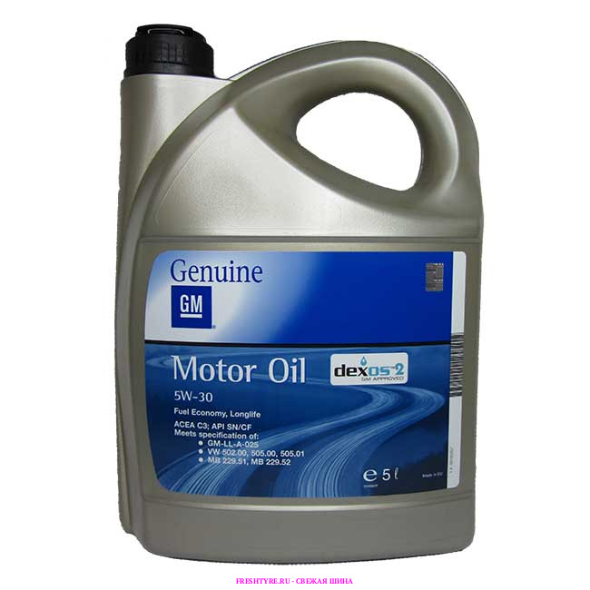 картинка General Motors, 93165557, МАСЛО МОТОРНОЕ GM 5W30 Dexos 2 5L (5kg) от Свежаяшина.рф