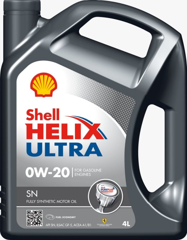 М/масло синтетика Shell Helix Ultra SN 0W-20 4L