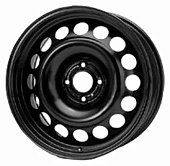 картинка ALCAR STAHLRAD (KFZ) 9943 7.5x17/4x108 ET29 D65,1 Black от Свежаяшина.рф