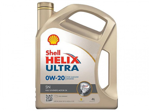 М/масло синтетика Shell Helix Ultra SN 0W-20 4L
