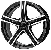 картинка Rial Quinto 9,5x20/5x114,3 ET38 D70,1 Diamond Black Front Polished от Свежаяшина.рф