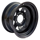 картинка Off-Road Wheels УАЗ 8x16/5x139,7 ET-3 D110,5 Черный матовый от Свежаяшина.рф