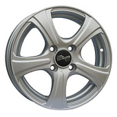 картинка Tech Line 405 5x14/4x98 ET35 D58,6 Silver от Свежаяшина.рф