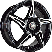 картинка NZ SH661 7x17/5x105 ET42 D56.6 BKF от Свежаяшина.рф