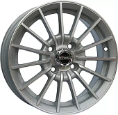 картинка Tech Line 302 5,5x13/4x98 ET28 D58,6 Silver от Свежаяшина.рф