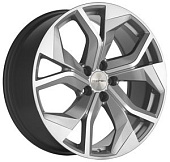 Khomen Wheels KHW2006 (RX) 8,5x20/5x114,3 ET30 D60,1 Brilliant Silver-FP