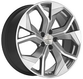 картинка Khomen Wheels KHW2006 (RX) 8,5x20/5x114,3 ET30 D60,1 Brilliant Silver-FP от Свежаяшина.рф