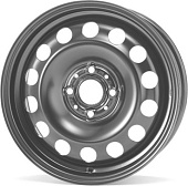 картинка ALCAR STAHLRAD (KFZ) 8758 6.5x16/5x114,3 ET48 D67,1 Black от Свежаяшина.рф