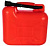 Канистра топливная пластик 5 л (красная) ГЛАВДОР GL-320