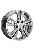 картинка Khomen Wheels KHW1603 (Jetta) 6x16/5x112 ET50 D57,1 G-Silver-FP от Свежаяшина.рф