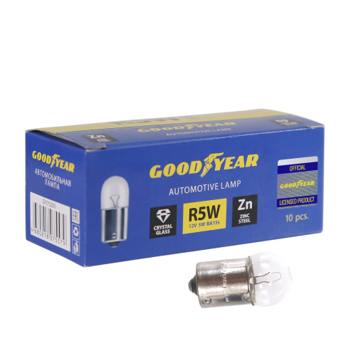 картинка Лампа накаливания автомобильная Goodyear R5W 24V 5W BA15s от Свежаяшина.рф