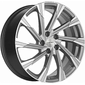 картинка Khomen Wheels KHW1901 (Exeed VX/TXL/LX) 7,5x19/5x108 ET36 D65,1 Brilliant Silver от Свежаяшина.рф