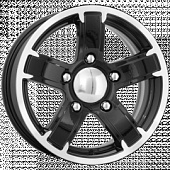 картинка K&K Ангара (КС462) 6,5x15/5x139,7 ET15 D108,1 Алмаз черный от Свежаяшина.рф