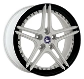 картинка YST X-1 8x18/5x115 ET45 D70.3 B+W+WSI от Свежаяшина.рф