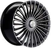 Khomen Wheels KHW2008 (Mercedes Rear) 9,5x20/5x112 ET38 D66,6 Black-FP matt