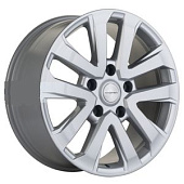 Khomen Wheels KHW2003 (LX570/LC100/LC200) 8,5x20/5x150 ET45 D110,1 Brilliant Silver