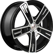 картинка NZ F-16 6x15/5x105 ET39 D56.6 BKF от Свежаяшина.рф