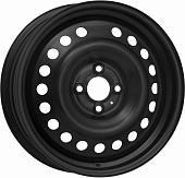 картинка ALCAR STAHLRAD (KFZ) 7130 6x16/4x100 ET50 D60,1 Black от Свежаяшина.рф