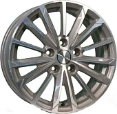 картинка Khomen Wheels KHW1611 (Octavia A7) 6,5x16/5x112 ET46 D57,1 F-Silver-FP от Свежаяшина.рф