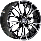 картинка YST X-21 9.5x20/5x112 ET52 D66.6 BKF от Свежаяшина.рф