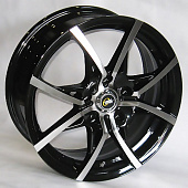 картинка CROSS STREET Y5314 5.5x14/4x100 ET39 D56.6 BKF от Свежаяшина.рф