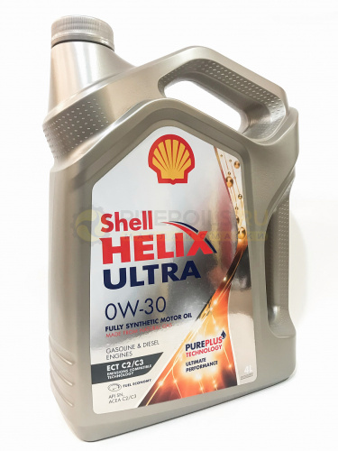 картинка М/масло синтетика Shell Helix Ultra ECT C2/C3 0W-30 4L от Свежаяшина.рф