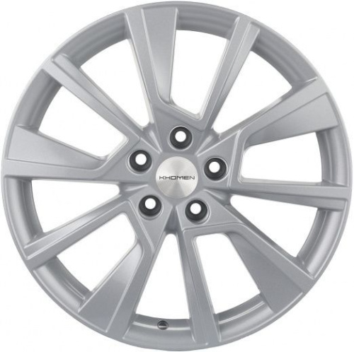 Khomen Wheels KHW1802 (Kodiaq/Tiguan) 7x18/5x112 ET43 D57,1 F-Silver-FP