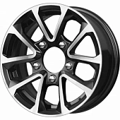 картинка iFree Восток (КС887) 6x15/5x139,7 ET40 D98 Блэк Джек от Свежаяшина.рф