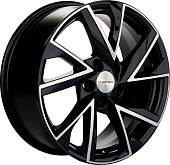 картинка Khomen Wheels KHW1714 (Changan CS35/CS35 Pro) 7x17/5x110 ET46 D63,3 Black от Свежаяшина.рф