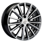 картинка Khomen Wheels KHW1611 (Actyon) 6,5x16/5x112 ET39,5 D66,6 G-Silver-FP от Свежаяшина.рф