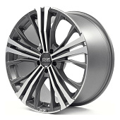 картинка OZ Cortina 9x19/5x112 ET30 D79 Matt Dark Graphite Diamond Cut от Свежаяшина.рф