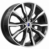 картинка K&K Портер (КС906) 7,5x18/5x115 ET40 D70,2 Алмаз черный от Свежаяшина.рф