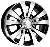 картинка КиК Фалкон-Нова 6x15/5x139.7 ET35 D98 алмаз-черный от Свежаяшина.рф