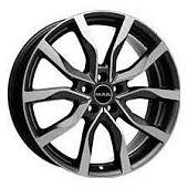 картинка MAK Highlands 8,5x20/5x120 ET53 D72,6 Gunmetal Mirror Face от Свежаяшина.рф